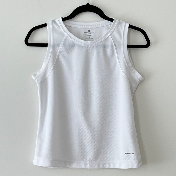 Russell Athletic Tops - Russell Athletic White Dri-Power Tank Top